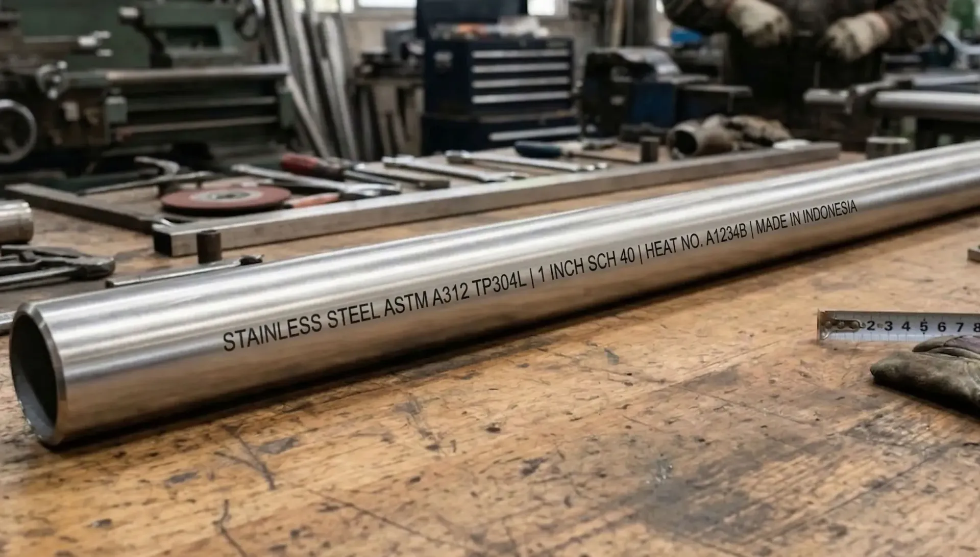 pipa stainless 1 inch