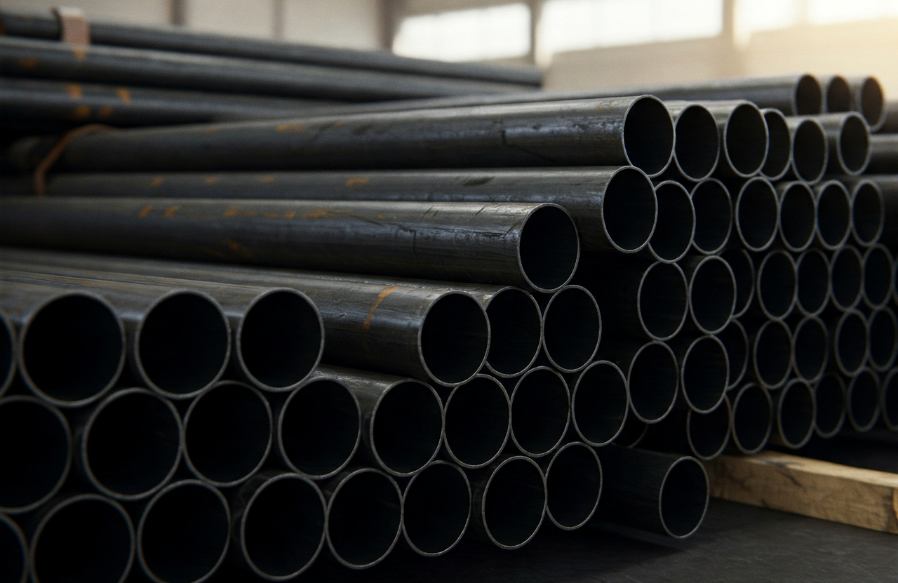 Pipa carbon steel untuk kebutuhan proyek konstruksi besar