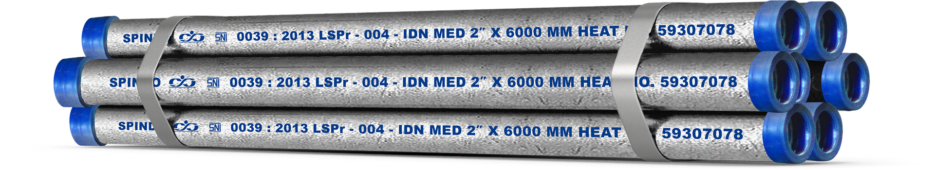 SPINDO SNI 0039:2013 Galvanized Pipe