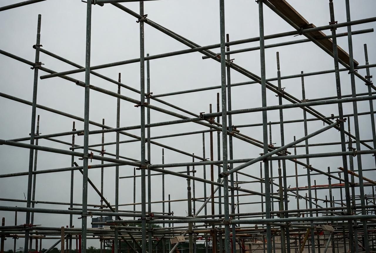 scaffolding adalah struktur sementara