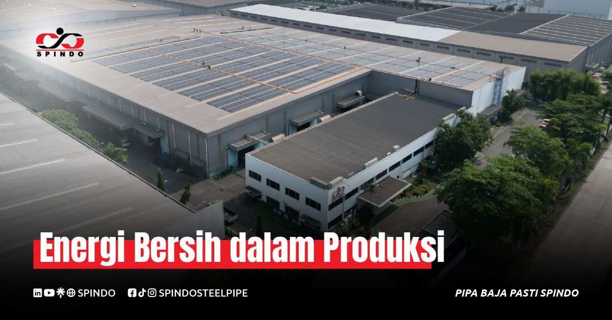 Energi Bersih dalam Produksi: Langkah SPINDO Menuju Operasional Lebih Berkelanjutan.