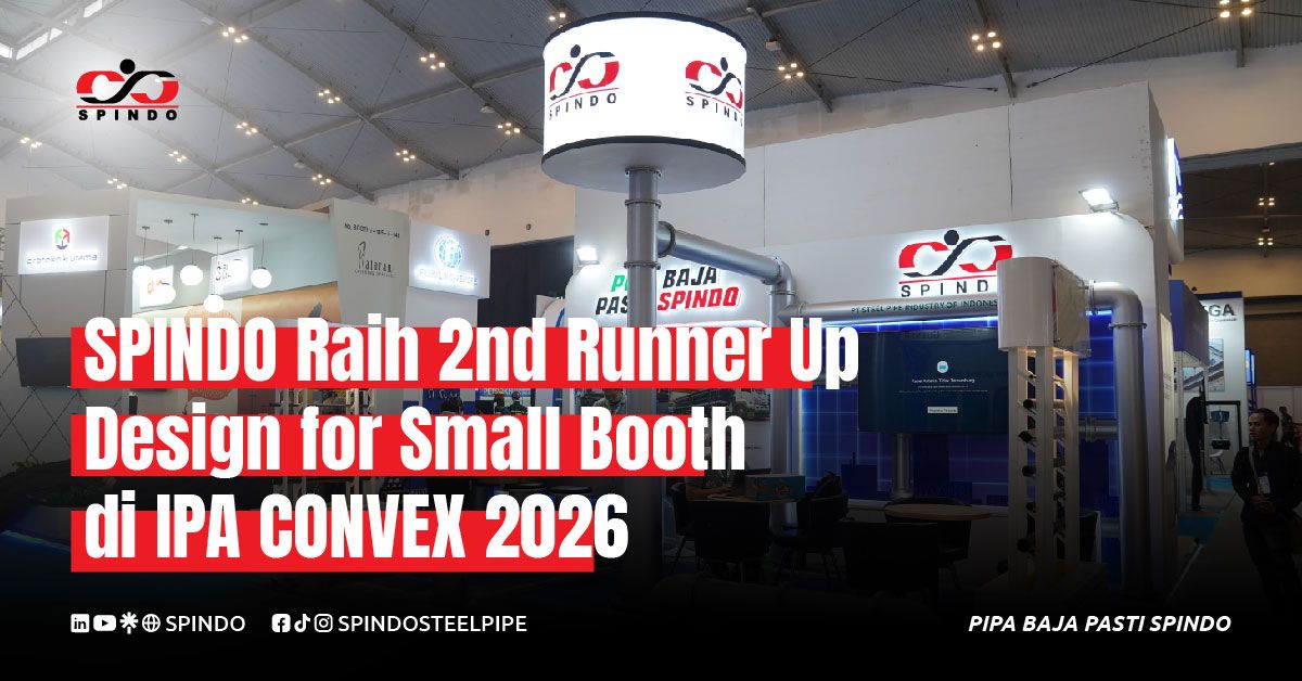 SPINDO Raih 2nd Runner Up Design for Small Booth di IPA CONVEX 2026