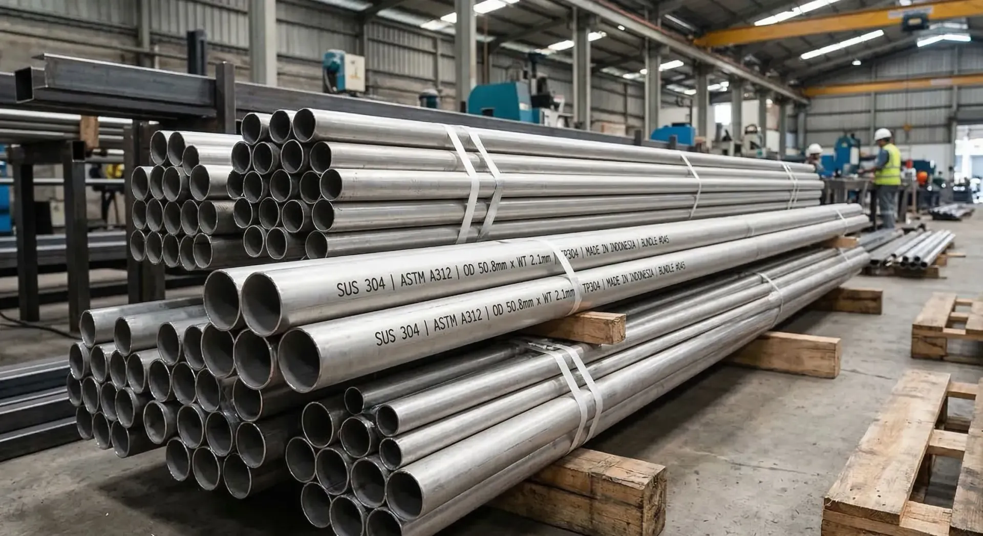 Pipa berbahan stainless steel 304