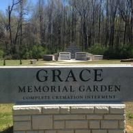 grace memorial garden sign