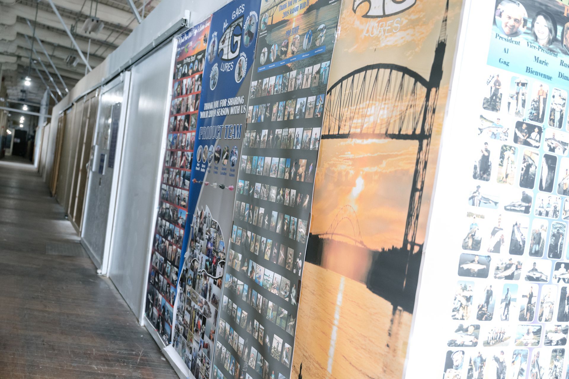 Indian Orchard Mills gallery wall