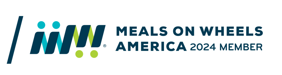 A logo for meals on wheels america 2024 member