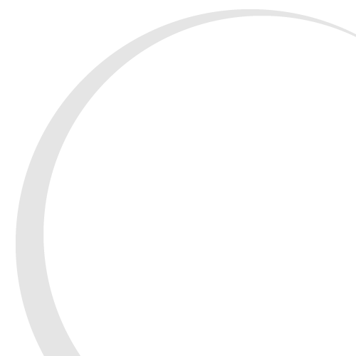 Light gray curved arc on a white background.