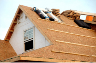 New housing establishment  installing shingle roof  in Cheyenne.