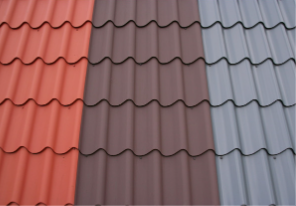 Different shades of tile roof in Cheyenne