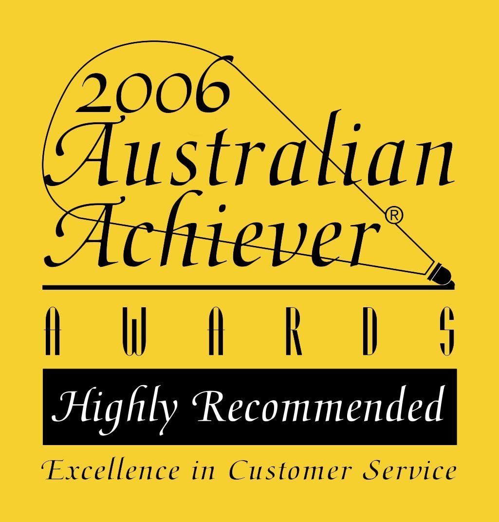 2006 Australian Achiever Awards HIGHLY RECOMMENDED