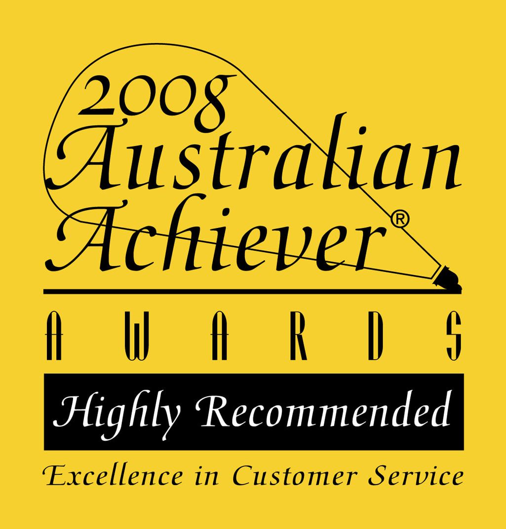 2008 Australian Achiever Awards HIGHLY RECOMMENDED