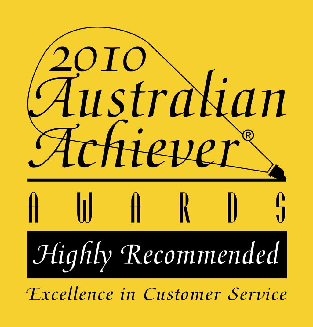 2010 Australian Achiever Awards HIGHLY RECOMMENDED