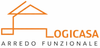 Logo di Logicasa: la sagoma arancione di una casa e la scritta