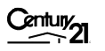 Un logo Century 21 en noir et blanc sur fond blanc.