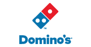 A domino 's pizza logo on a white background