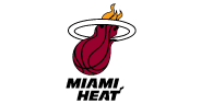 The logo for the miami heat basketball team is a basketball with a fire coming out of it.