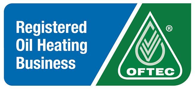 Logo stating OFTEC Registered Oil Heating Business