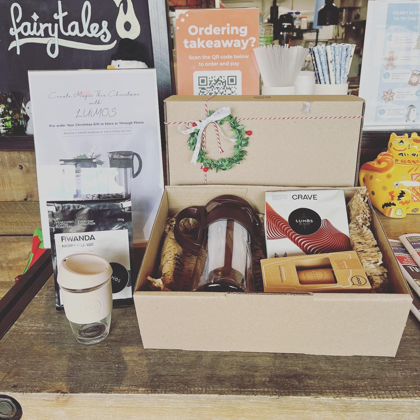 Lumos Cafe and Restaurant Front Desk Counter — Café and Restaurant in Cannonvale, QLD