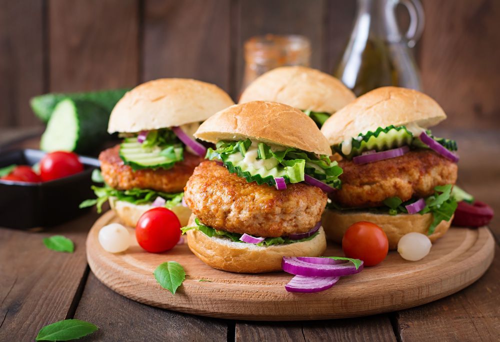 Juicy Chicken Burger Bites — Café and Restaurant in Cannonvale, QLD