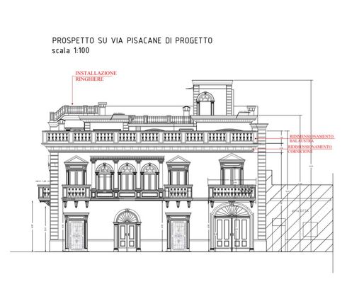 Una grande casa con piscina in mezzo all'oceano.