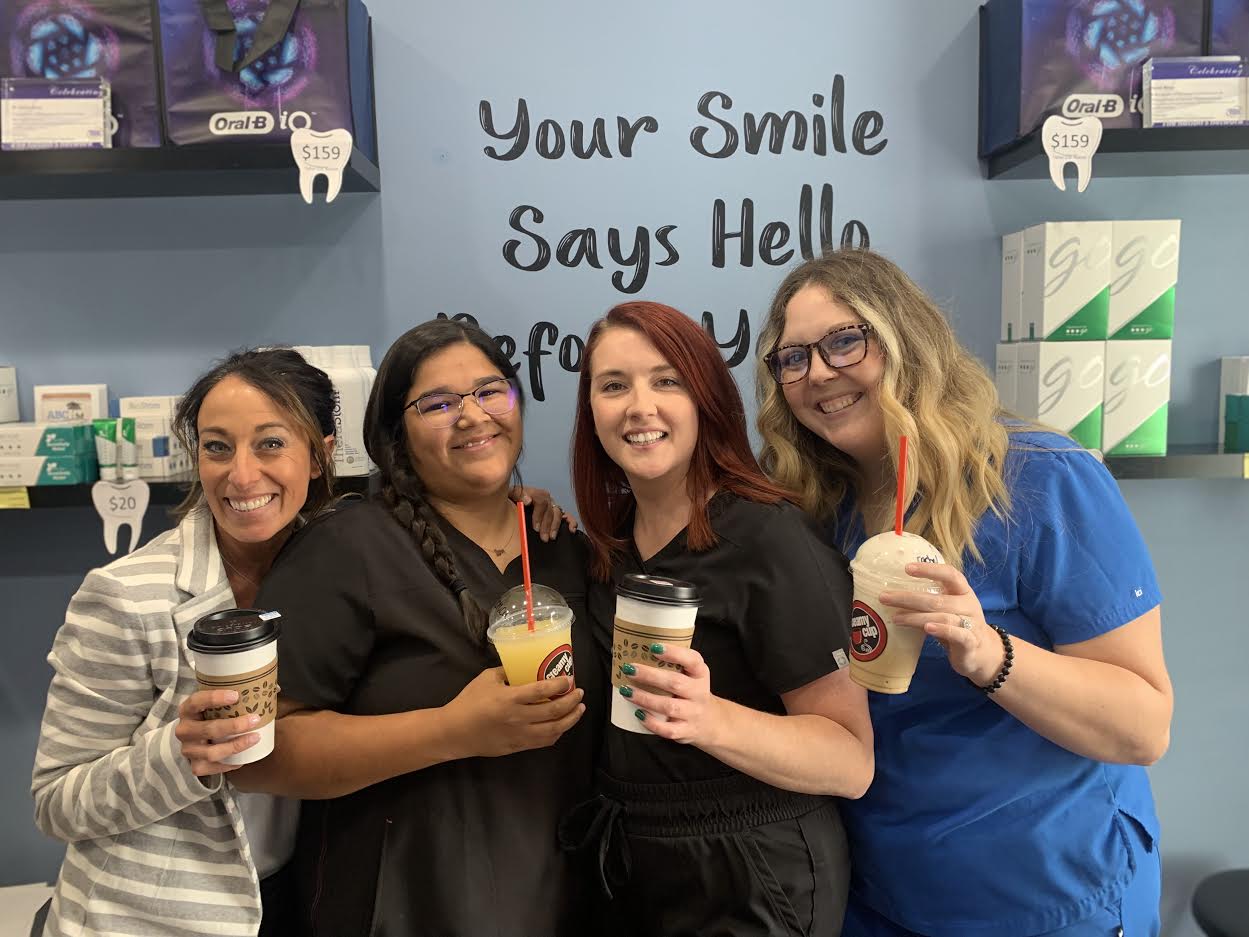 abc staff having coffee