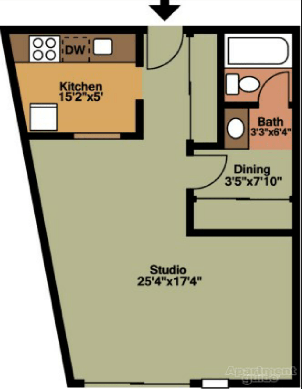 Studio Floorplan