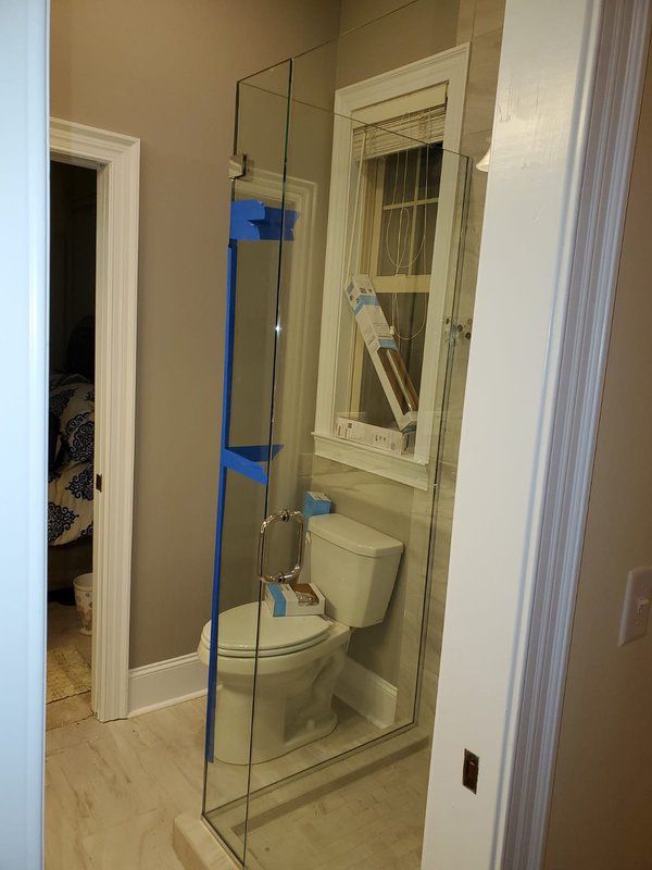 Glass With Supportive Blue Steel — Myrtle Beach, SC — A To Z Glass & Home Repair