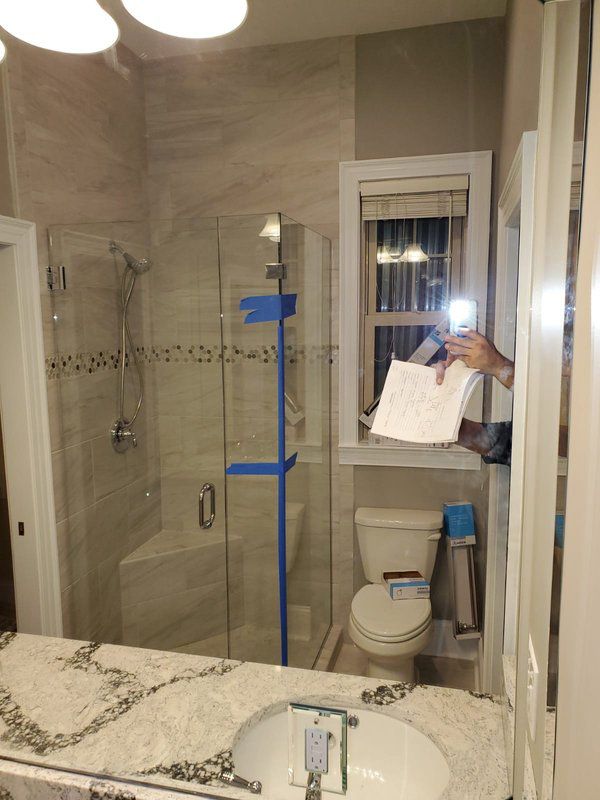 Man Planning On The Bathroom — Myrtle Beach, SC — A To Z Glass & Home Repair