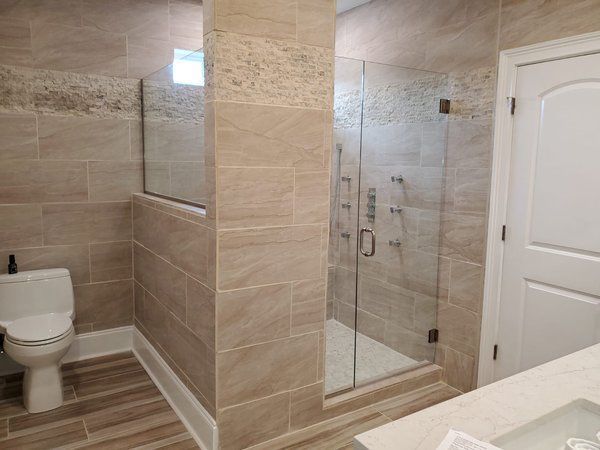 A Peaceful Shower Room — Myrtle Beach, SC — A To Z Glass & Home Repair