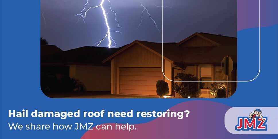 Hail damaged roof need restoring?