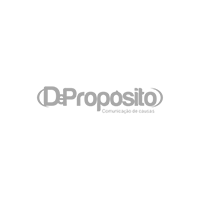 Um logotipo de uma empresa chamada d proposito em um fundo branco.