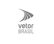Um logotipo preto e branco para vetor brasil em um fundo branco.