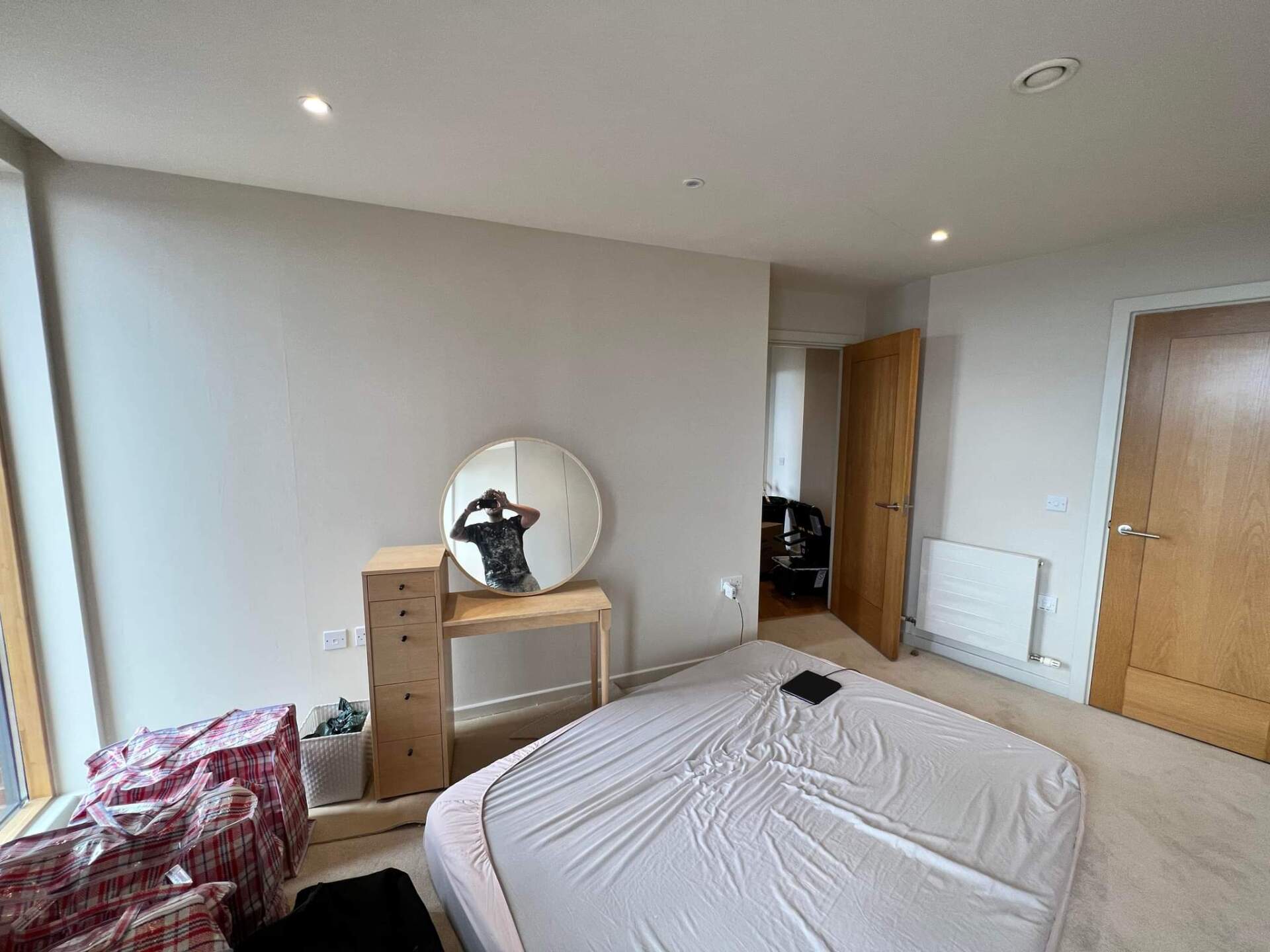 Picture of bedroom redecorated by painters and decorators Leeds