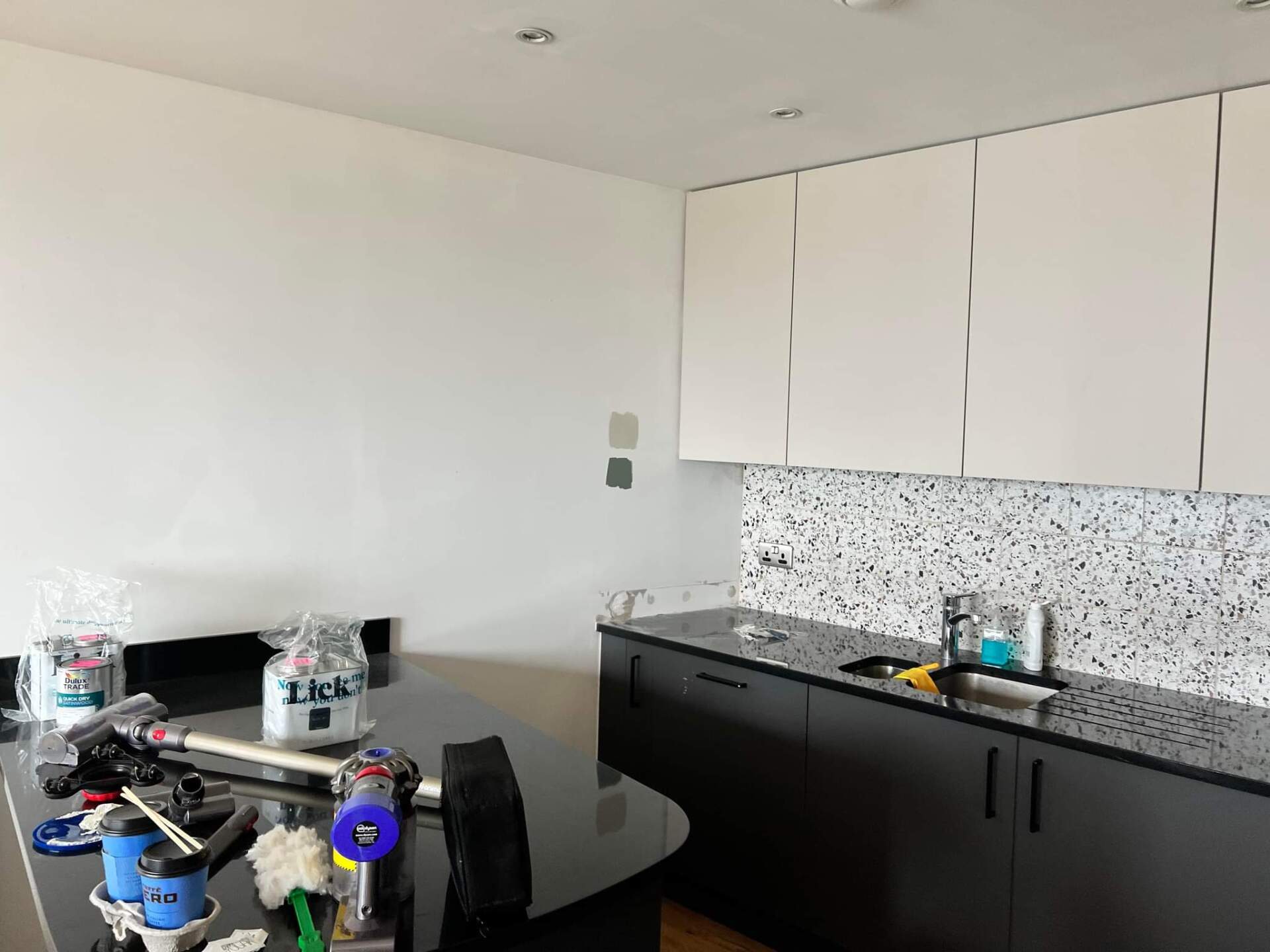 Picture of kitchen painted by painters and decorators Leeds
