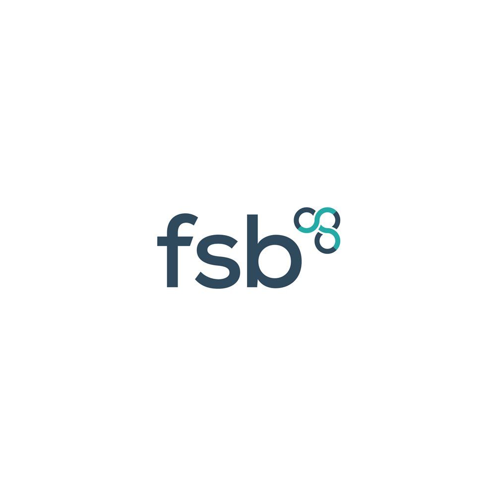 Fsb logo: dark teal letters