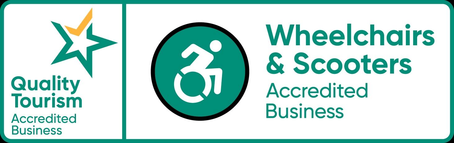Quality Tourism Accredited Business, Wheelchairs and Scooters Accredited Business