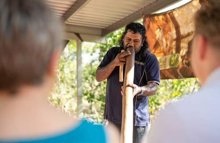 Man Playing Didgeridoo— Driver Guide in Darwin, NT