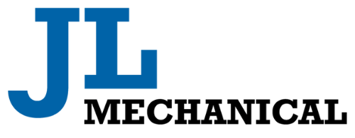 JL Mechanical logo in blue and black text on a white background.