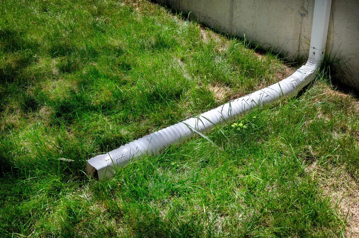 downspout extension installation in melville ny