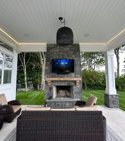 outdoor audio video entertainment services melville ny