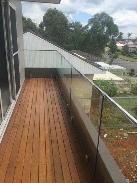 Glass Balustrades On Balcony — Master Glass & Glazing In Eleebana, NSW