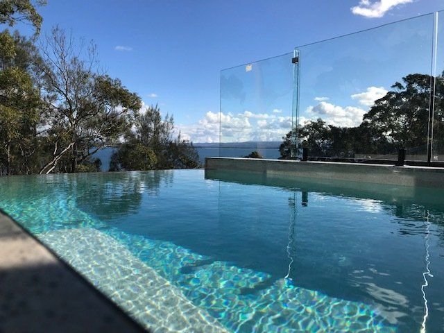 Glass Pool Fencing — Master Glass & Glazing In Eleebana, NSW