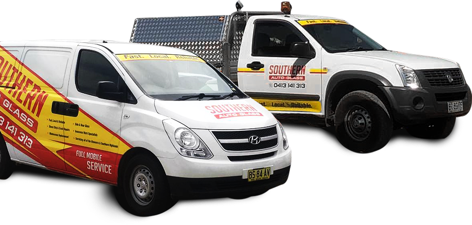 Southern Auto Glass mobile service vehicles