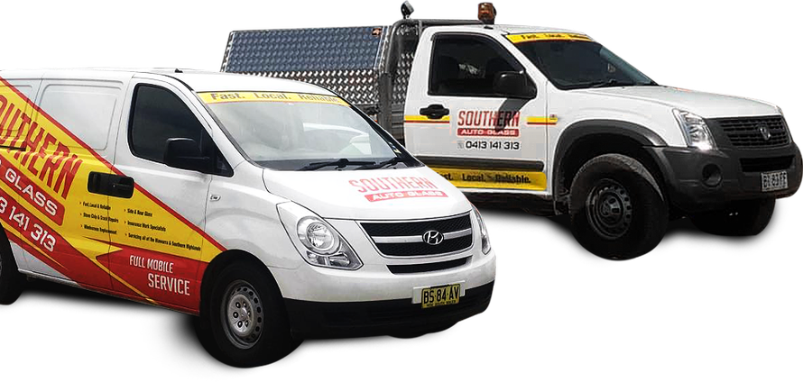 Southern Auto Glass mobile service vehicles