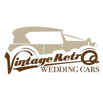 Logo design for Vintage Retro Wedding Cars in Bristol