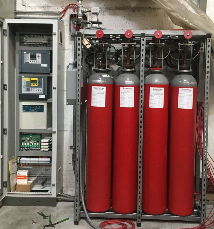 passatore di sicurezza dell’estintore