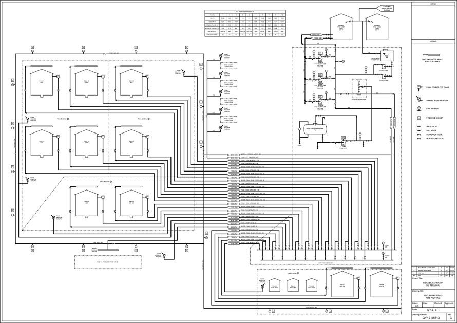 A complex 2D drawing of a new product