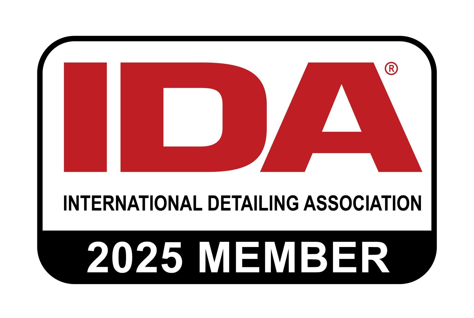 The logo for the international detailing association is a 2025 member.