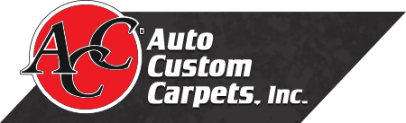 A logo for a company called auto custom carpets inc.
