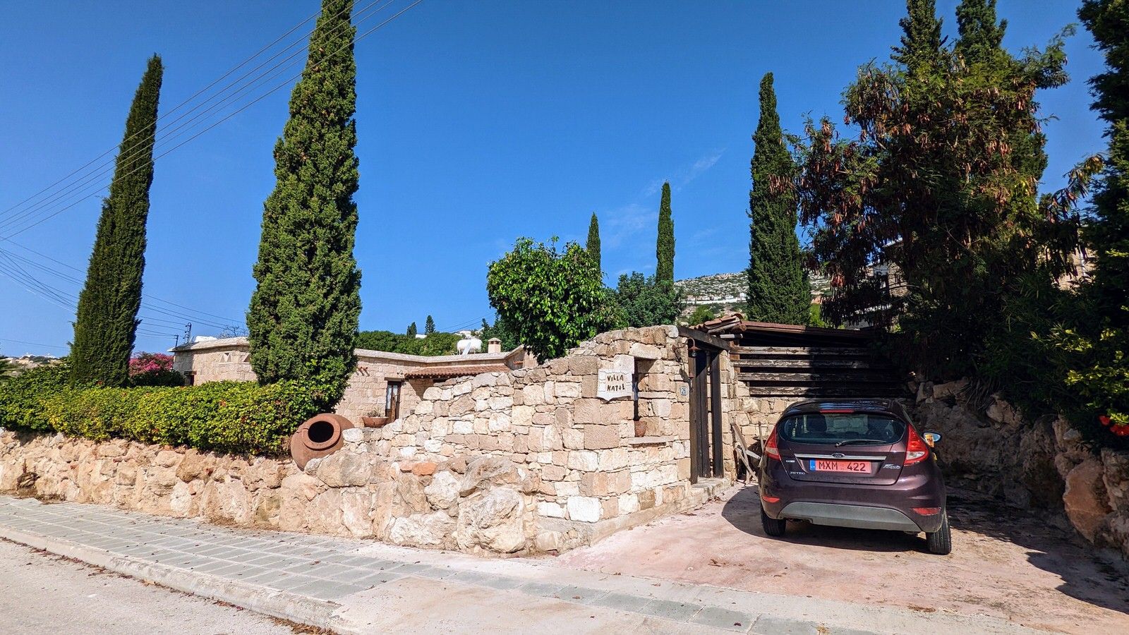 External shot of Villa Katoe